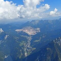 Flugwegposition um 14:34:46: Aufgenommen in der Nähe von Hieflau, 8920, Österreich in 2423 Meter